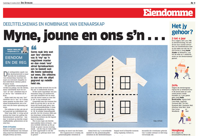 Article in The Burger Newspaper - myne-joune-en-ons-sn-13-junie-2020