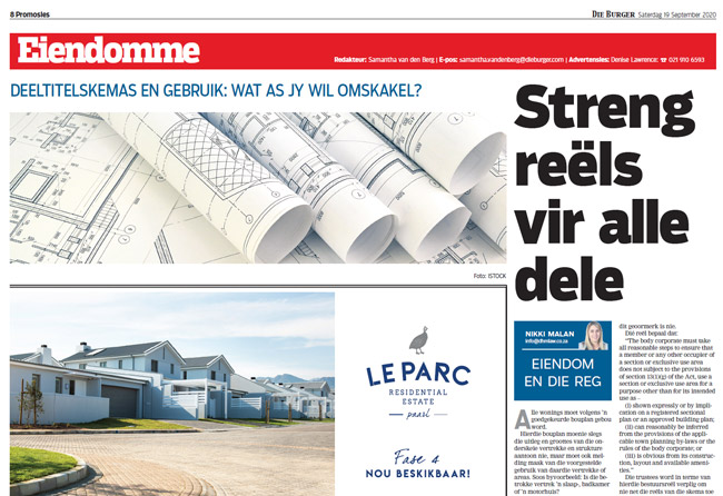 Streng reëls vir alle dele