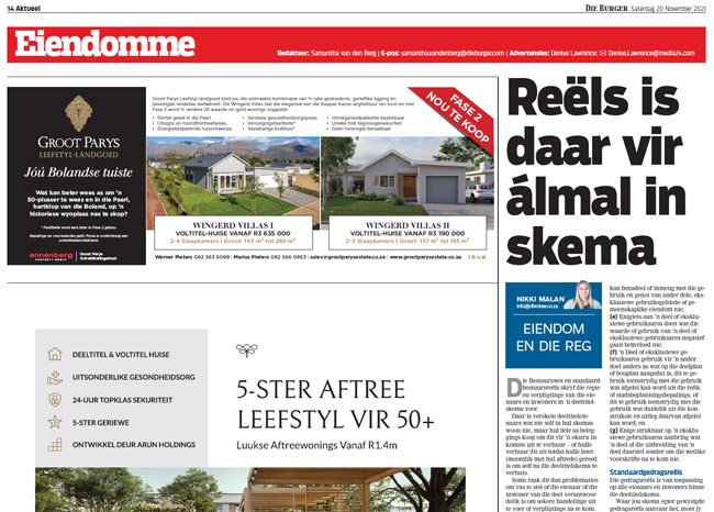 Reels is daar vir almal in skema