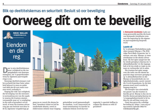 Oorweeg dit om te beveilig