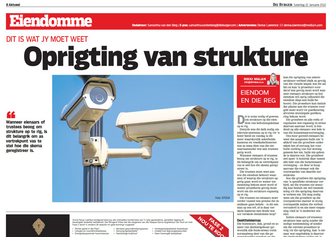 Oprigting van strukture